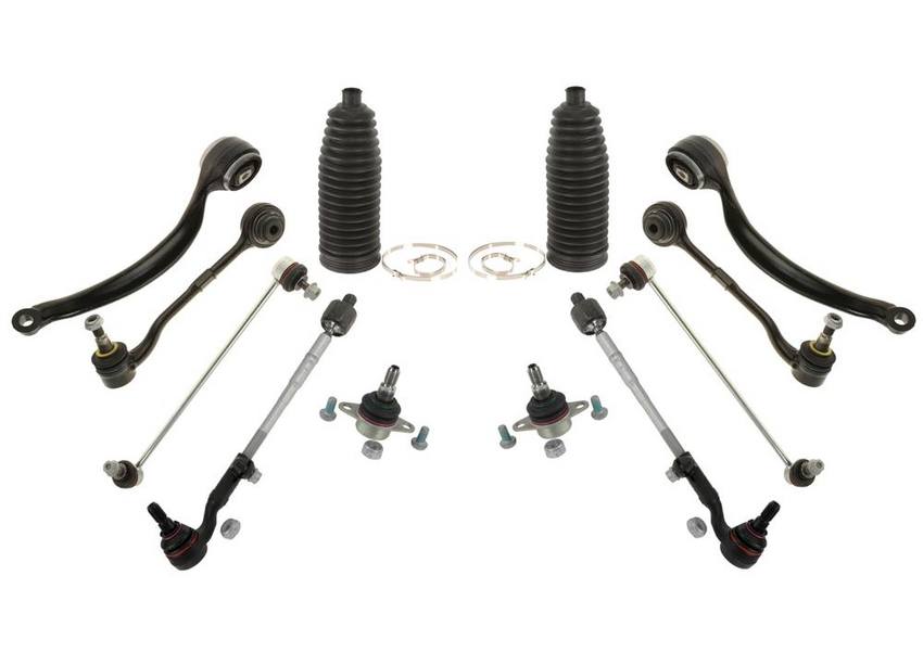 BMW Suspension Control Arm Kit - Front (12 Pieces) 32106793622 - Lemfoerder 3084386KIT